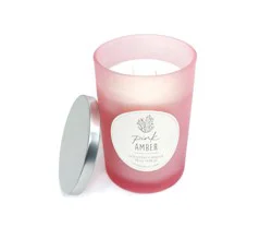 HD Designs Pink Amber Jar Candle