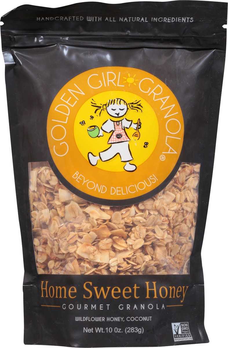 slide 4 of 13, Golden Girl Granola Gourmet Home Sweet Honey Granola 10 oz, 10 oz