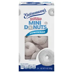 Entenmann's Pop'ettes Powdered Mini Donuts, 11 oz