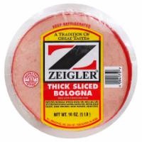 slide 1 of 1, Zeigler Thick Sliced Bologna, per lb