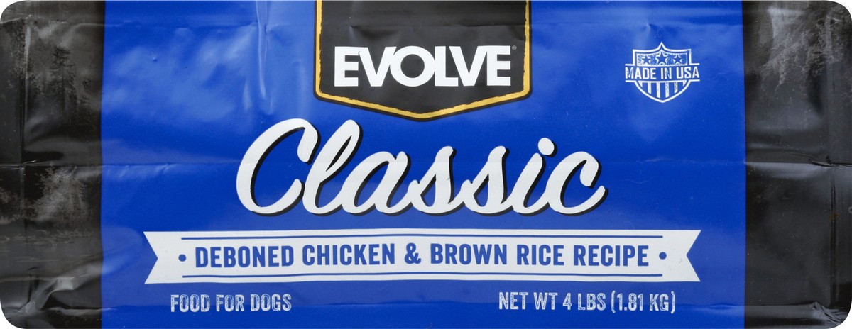 slide 4 of 9, Evolve Chicken & Rice Maintenance Formula Adult Dog Food, 64 oz