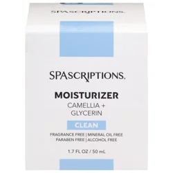 SpaScriptions Fragrance Free Clean Camellia + Glycerin Moisturizer 1.7 fl oz