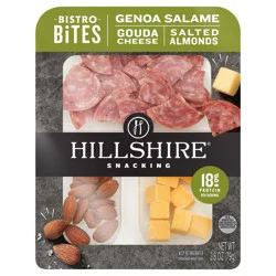 Hillshire Snacking Protein Bistro Bites, Genoa Salami and Gouda Cheese, 2.8 oz