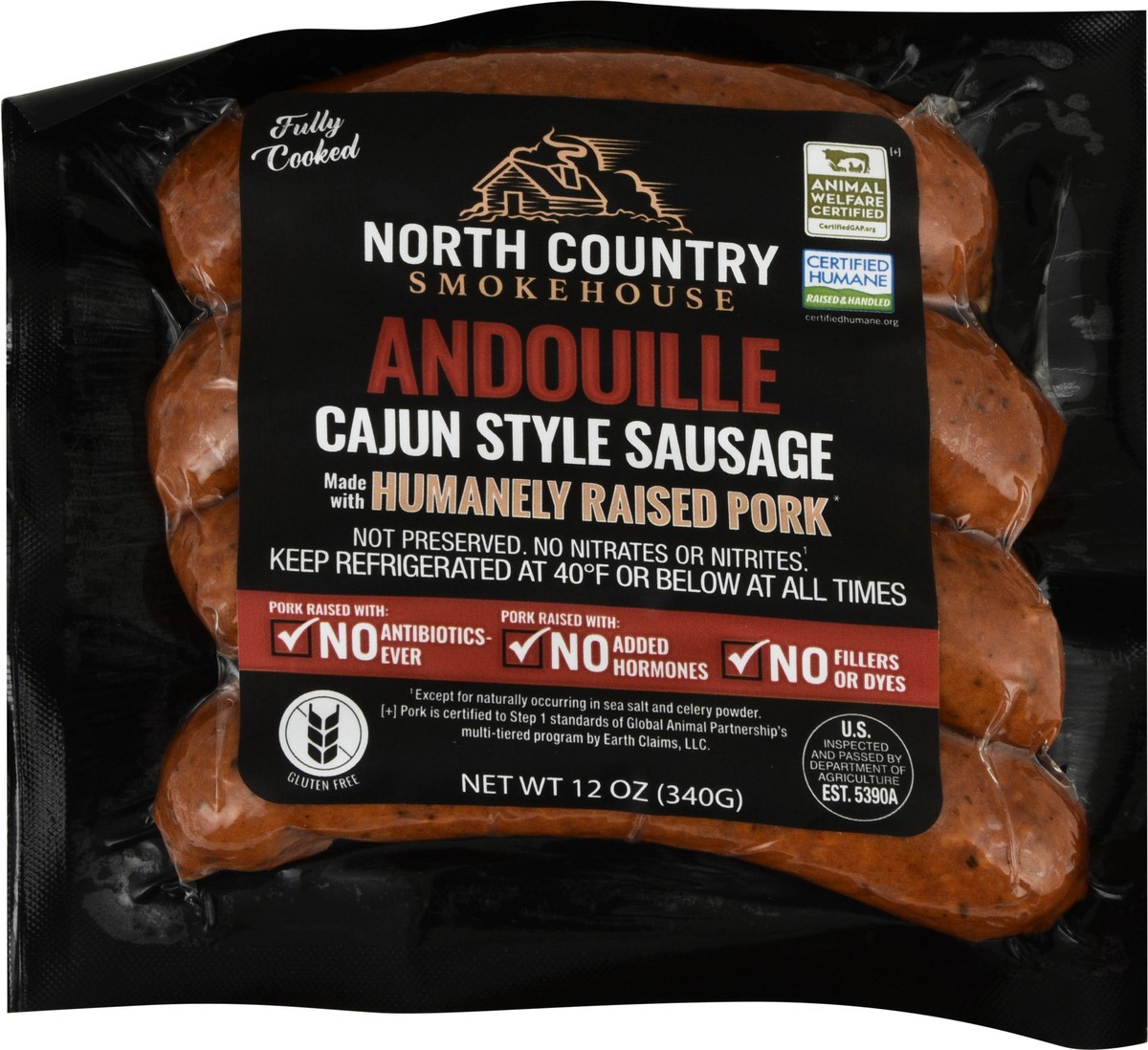 slide 5 of 15, North Country Smokehouse Andouille Sausage, 12 oz