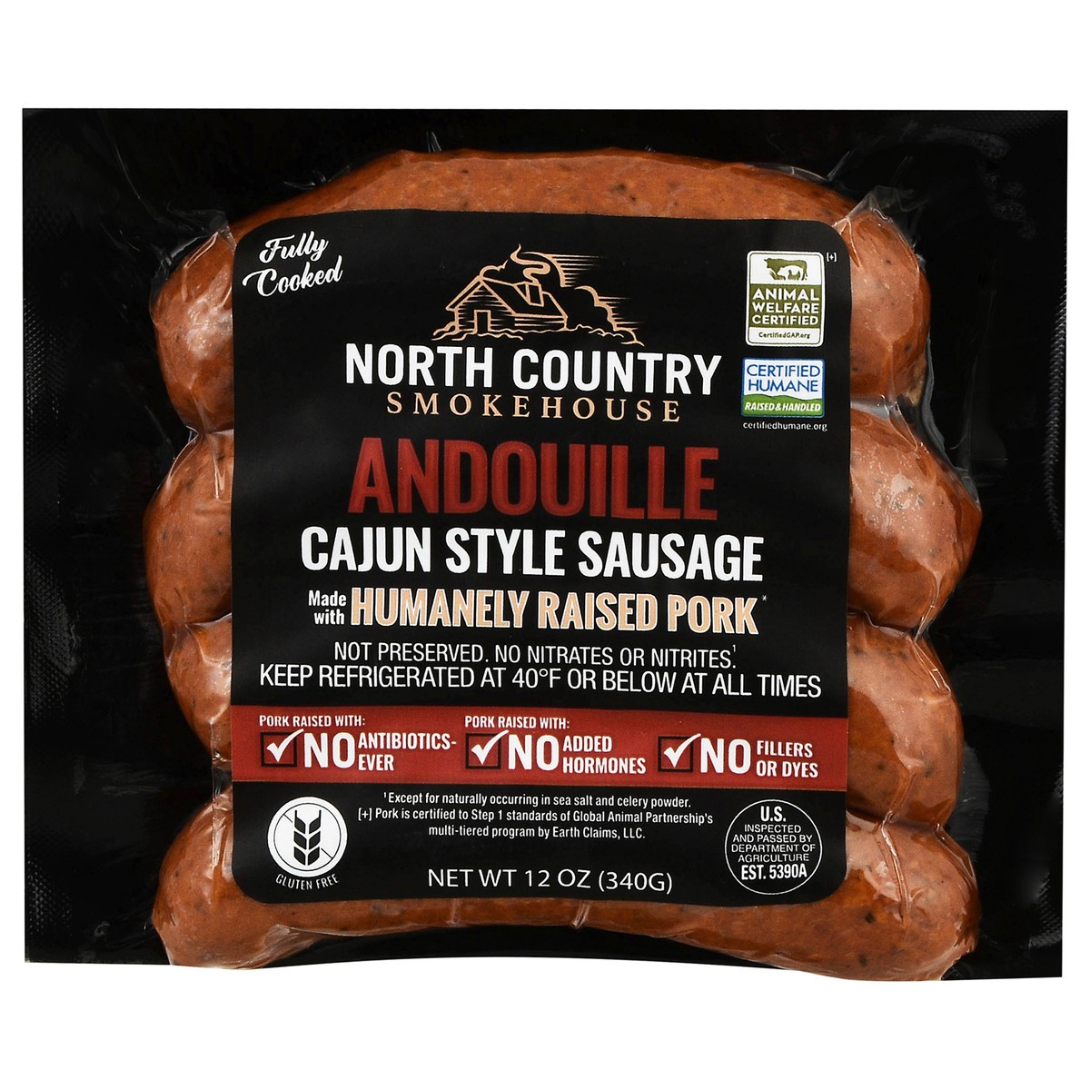 slide 11 of 15, North Country Smokehouse Andouille Sausage, 12 oz
