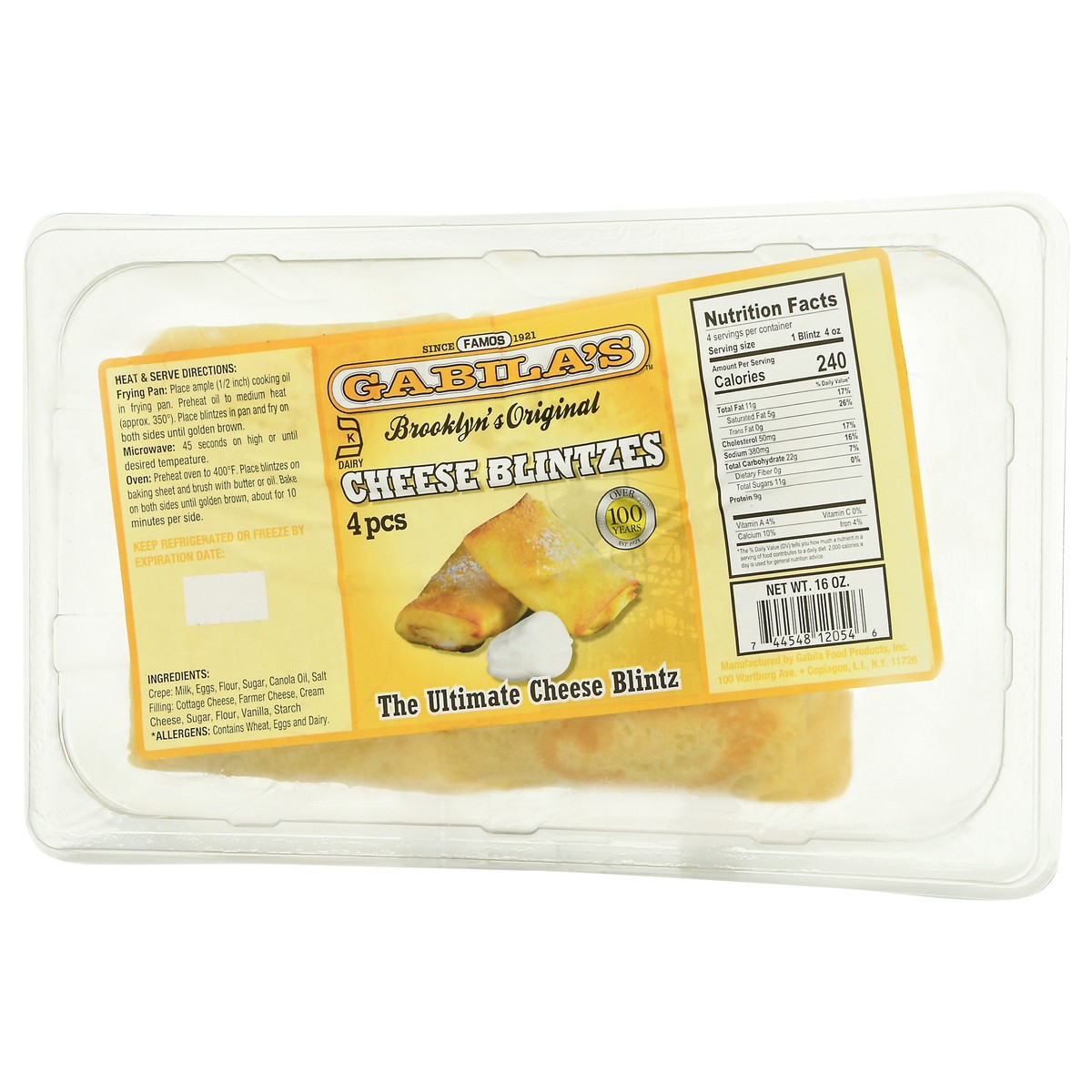 slide 3 of 4, Cheese Blintz, 