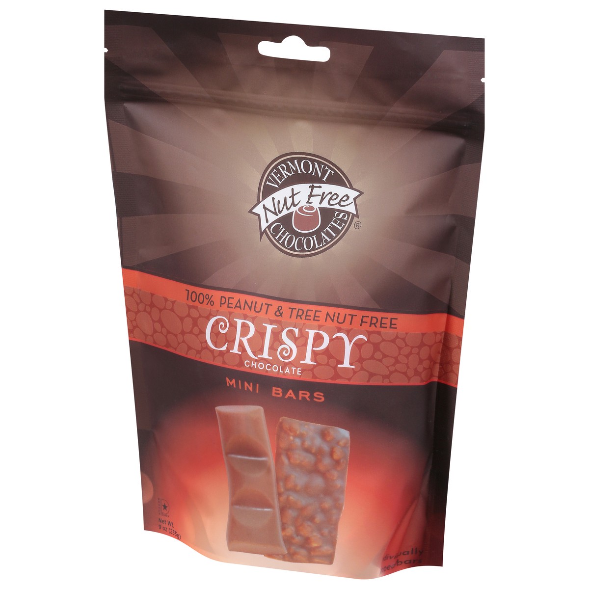slide 4 of 9, Vermont Nut Free Chocolates Crispy Chocolate Mini Bars 20 ea, 20 ct