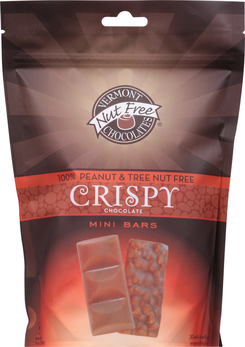 slide 9 of 9, Vermont Nut Free Chocolates Crispy Chocolate Mini Bars 20 ea, 20 ct