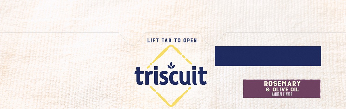 slide 2 of 9, Triscuit Rosemary & Olive Oil Whole Grain Wheat Crackers, Lunch Snacks, Snack Crackers, Family Size, 12.5 oz, 12.5 oz