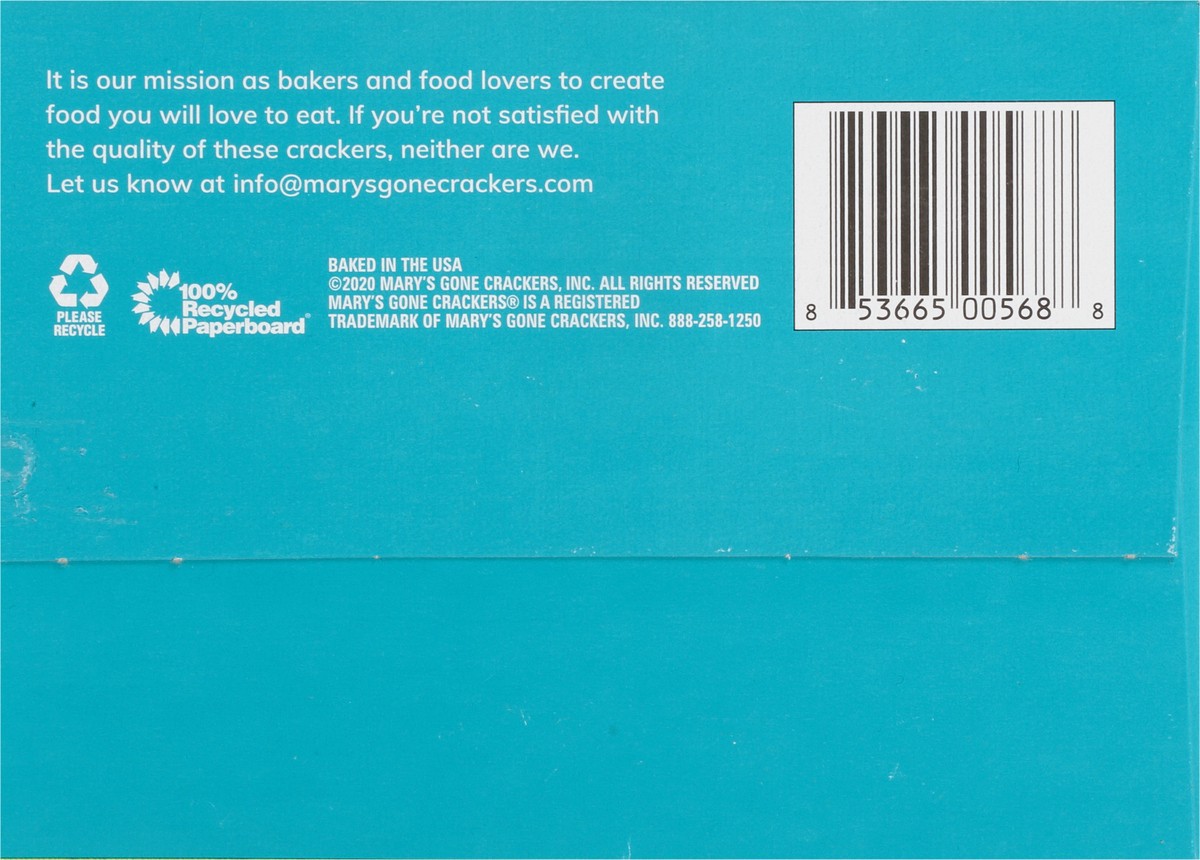 slide 8 of 13, Mary's Gone Crackers Real Thin Sea Salt Crackers, 1 ct