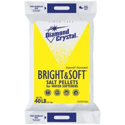 Diamond Crystal Water Softener Pellets - 40 lb