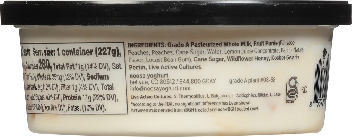 slide 5 of 9, Noosa Peach Finest Yoghurt 8 oz, 8 oz