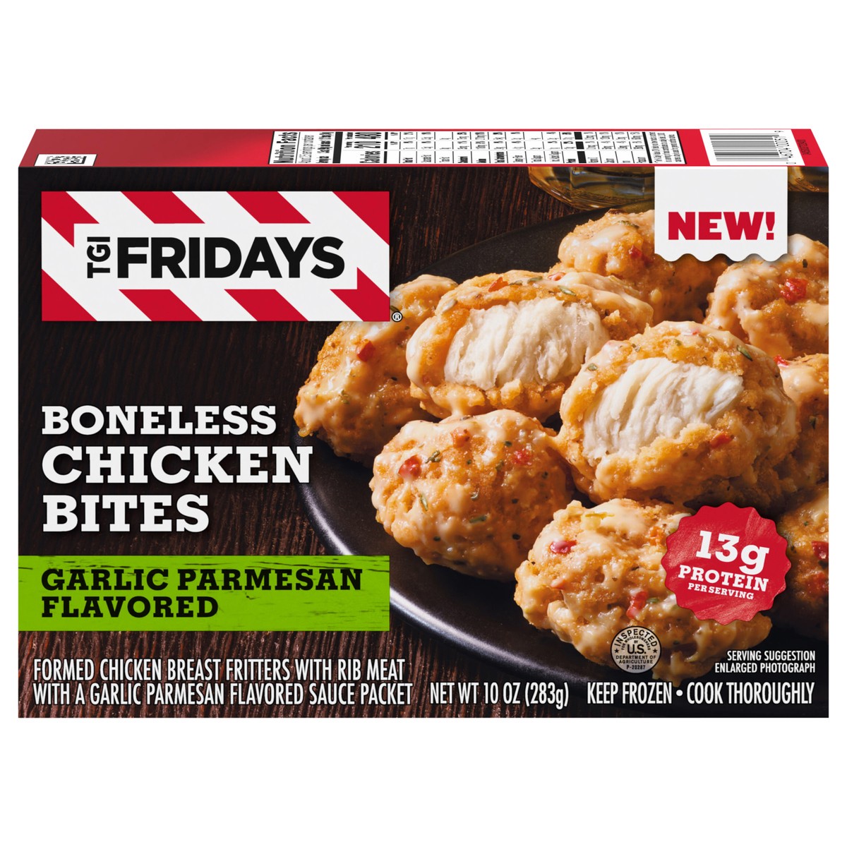 slide 1 of 14, T.G.I. Friday's Garlic Parmesan Boneless Chicken Bites - 10 oz, 10 oz