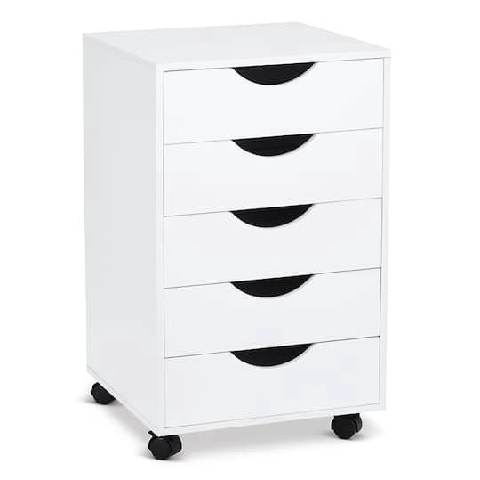 slide 1 of 4, Modular Mobile Chest By Simply Tidy, 16 in x 16 in x 26 in