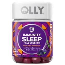 OLLY Immunity Sleep + Elderberry Gummies - 36ct