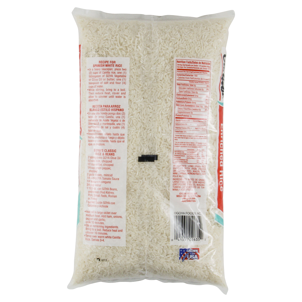 Canilla Enriched Extra Long Grain Rice 5 lb