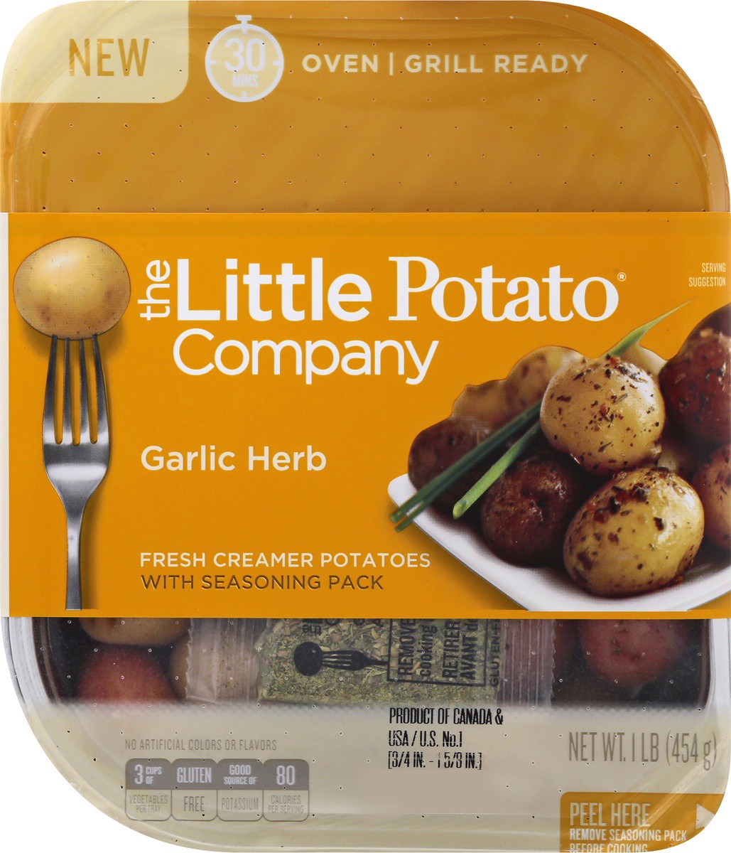 slide 4 of 7, The Little Potato Company Fresh Creamer Potatoes with Seasoning Pack, 1 lb
