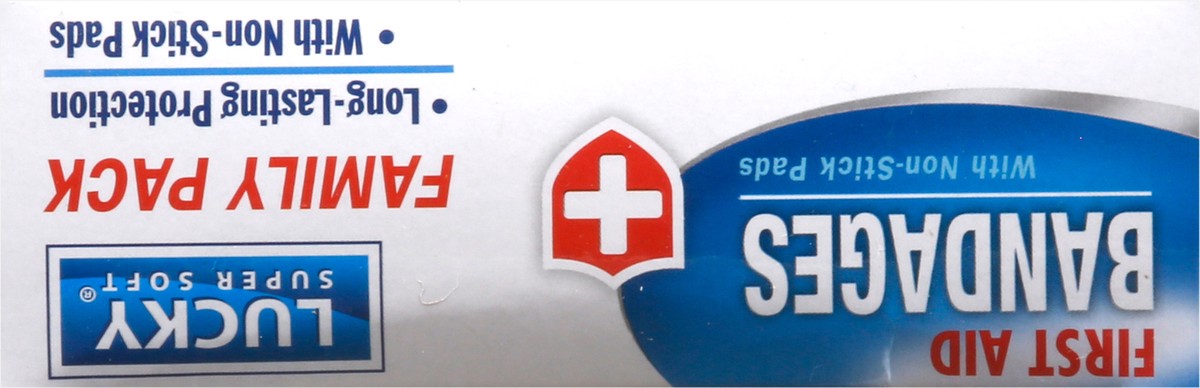 slide 10 of 12, Lucky Super Soft Family Pack First Aid Bandages 80 ea, 80 ct