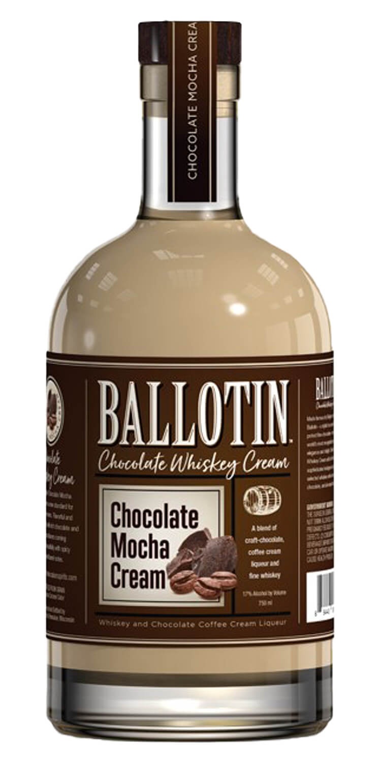 slide 1 of 1, Ballotin Chocolate Mocha Cream Liqueur, 750 ml