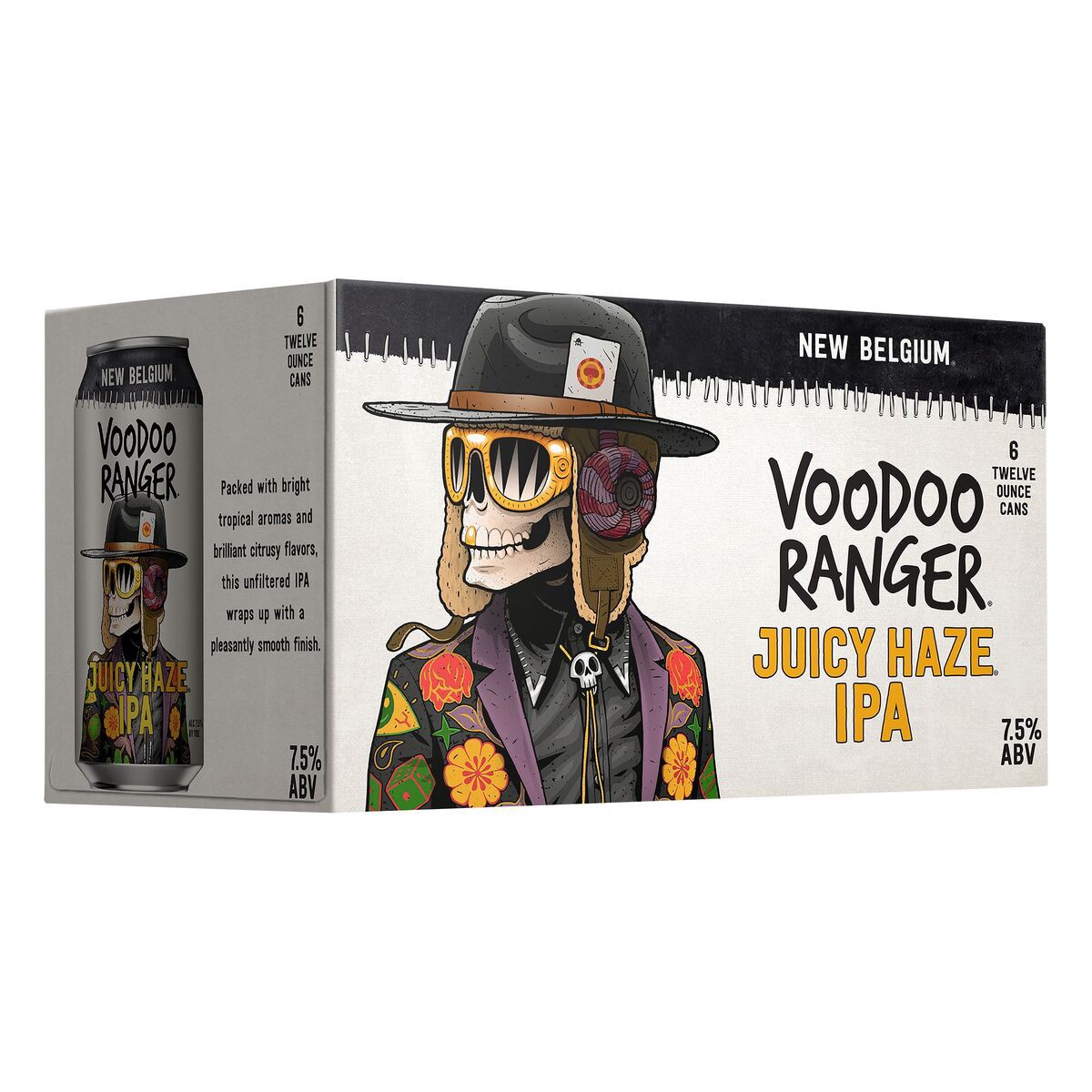 slide 1 of 4, Voodoo Ranger Juicy Haze IPA Beer, 6 Pack, 12oz Cans, 6 ct; 12 oz