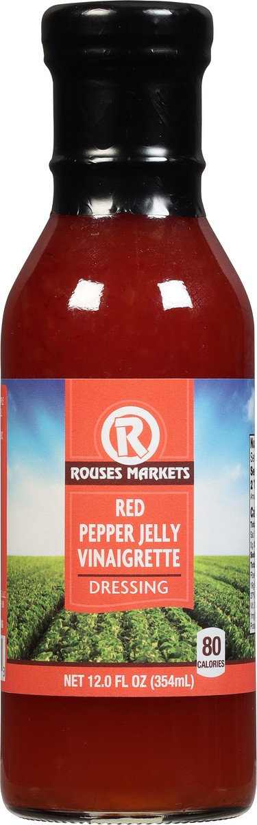 slide 10 of 12, Rouses Markets Vinaigrette Red Pepper Jelly Dressing 12.0 fl oz, 12 fl oz
