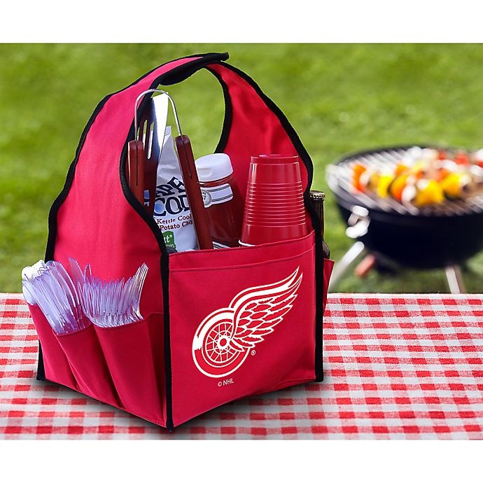 slide 2 of 2, NHL Detroit Red Wings BBQ Caddy, 1 ct