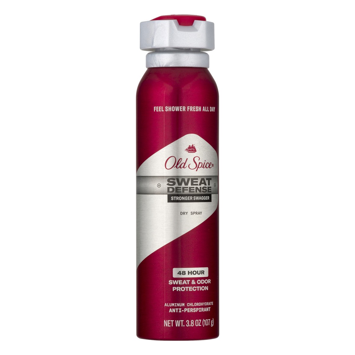 slide 2 of 8, Old Spice Sweat Defense Dry Spray Stronger Swagger Anti-Perspirant 3.8 oz, 3.8 oz