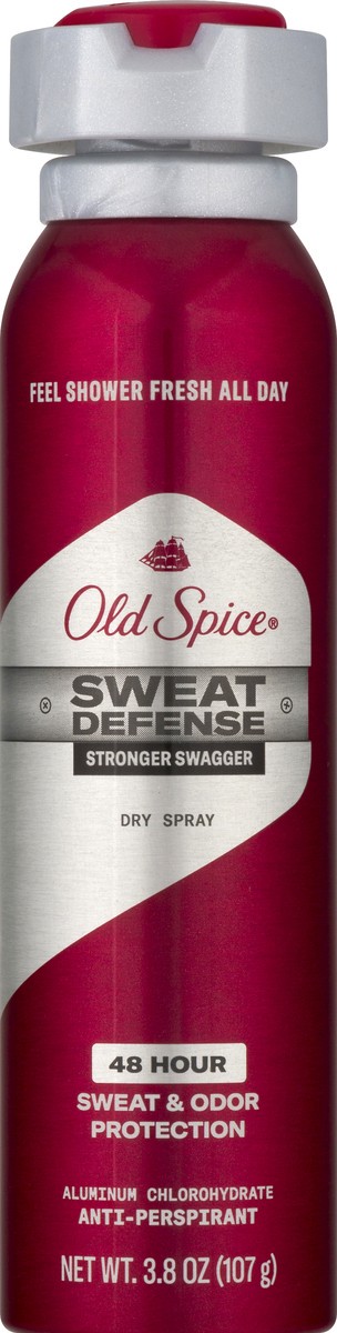 slide 7 of 8, Old Spice Sweat Defense Dry Spray Stronger Swagger Anti-Perspirant 3.8 oz, 3.8 oz