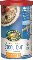 Nature's Path Organic Quick Cook Steel Cut Oatmeal 24 oz