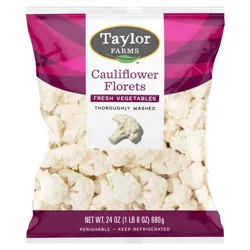 Taylor Farms Cauliflower Florets, 24 oz