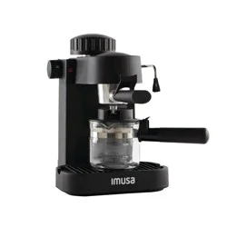 IMUSA 4 Cup Electric Espresso/Cappuccino Maker - Black