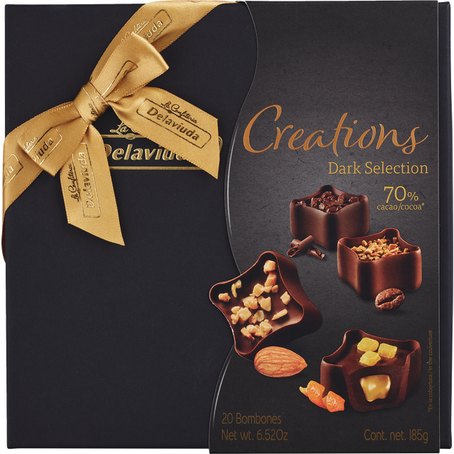 slide 1 of 1, Dark Chocolate 70% Creations, 4.4 oz