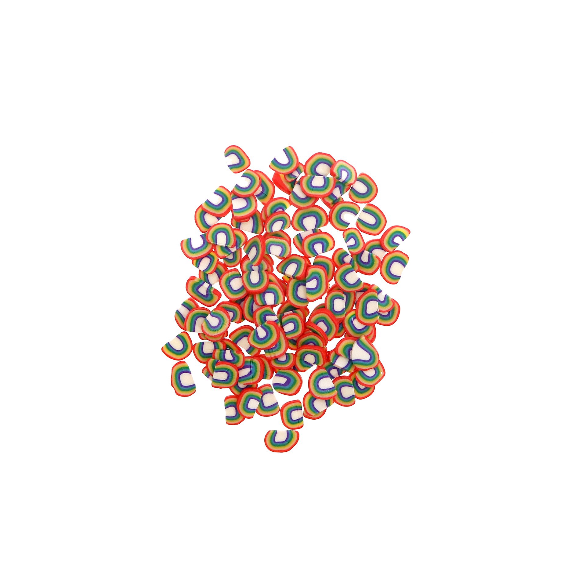 slide 2 of 2, Rainbow Shaped Clay Glitter By Creatology, 1.4 oz