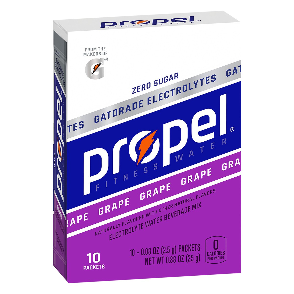 slide 3 of 8, Propel Electrolyte Water Beverage Mix, 10 ct