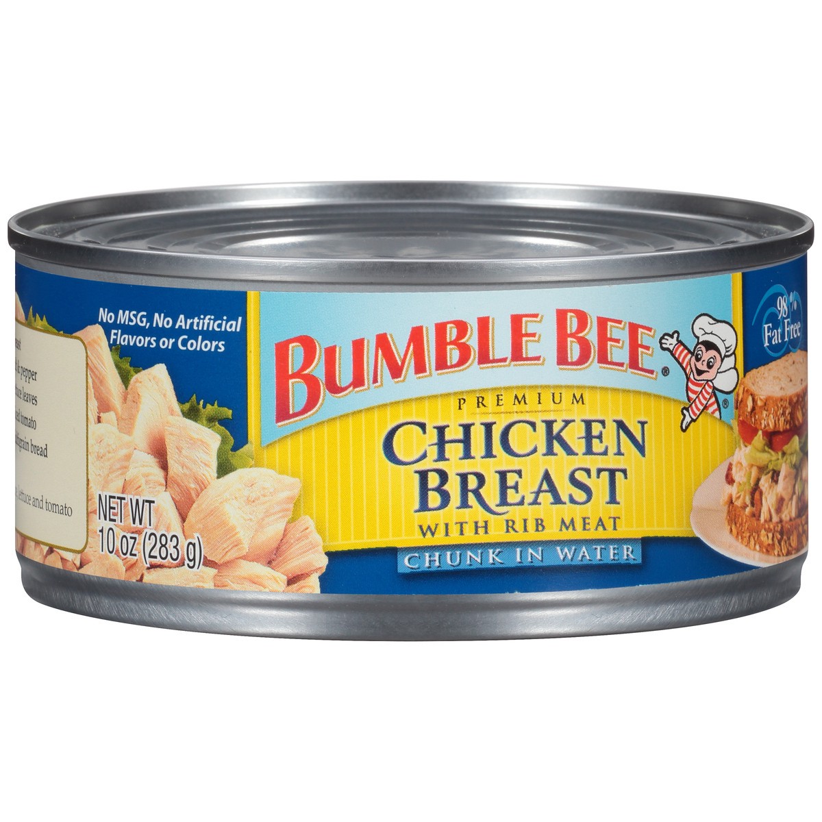 slide 5 of 9, Bumble Bee Premium Chicken Breast with Rib Meat, 10 oz