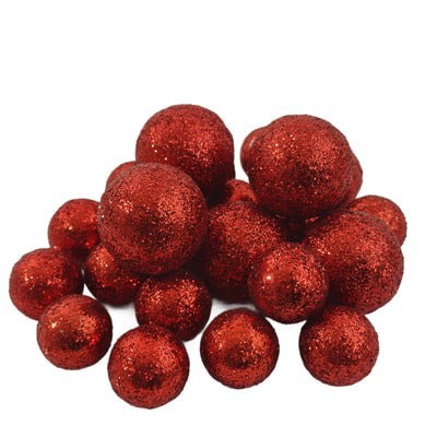 slide 1 of 2, Decorative Glitter Ball Filler, 55ct. By Ashland, 55 ct