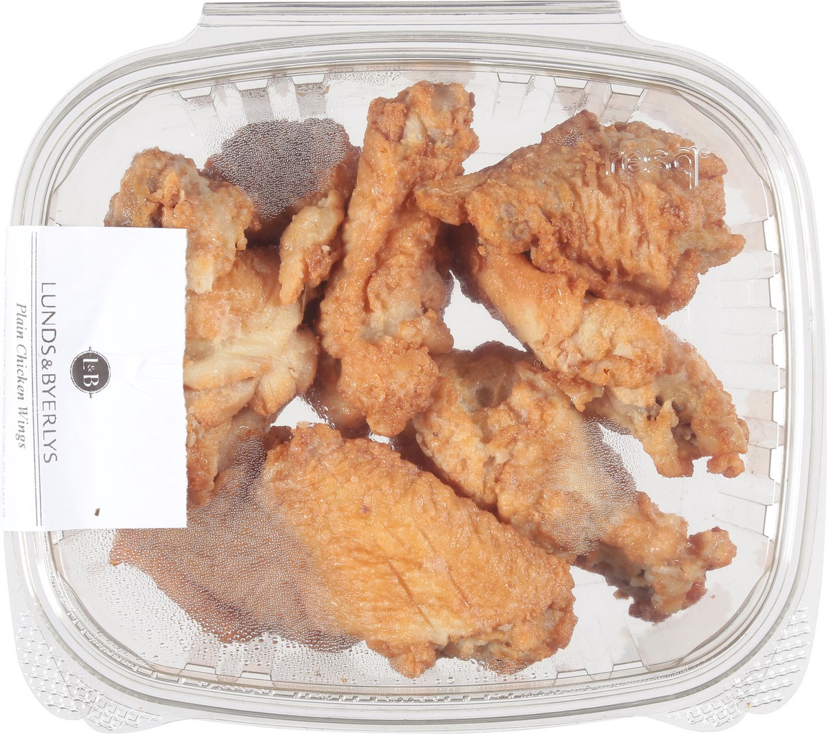 slide 9 of 9, Lunds & Byerlys Plain Chicken Wings 1 ea, per lb