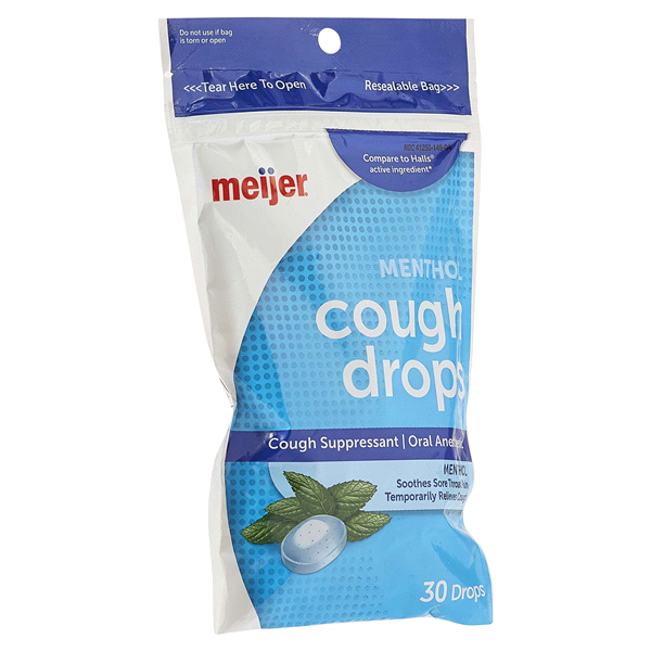 slide 4 of 29, Meijer Menthol Cough Drops, 30 ct