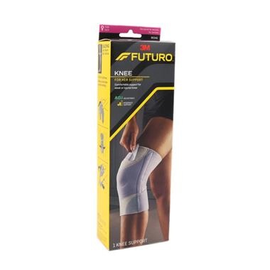 slide 1 of 1, Futuro Slim Silhouette Knee Support Brace, Light Blue, Adjustable, 1 ct