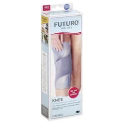 Futuro Slim Silhouette Knee Support Brace, Light Blue, Adjustable