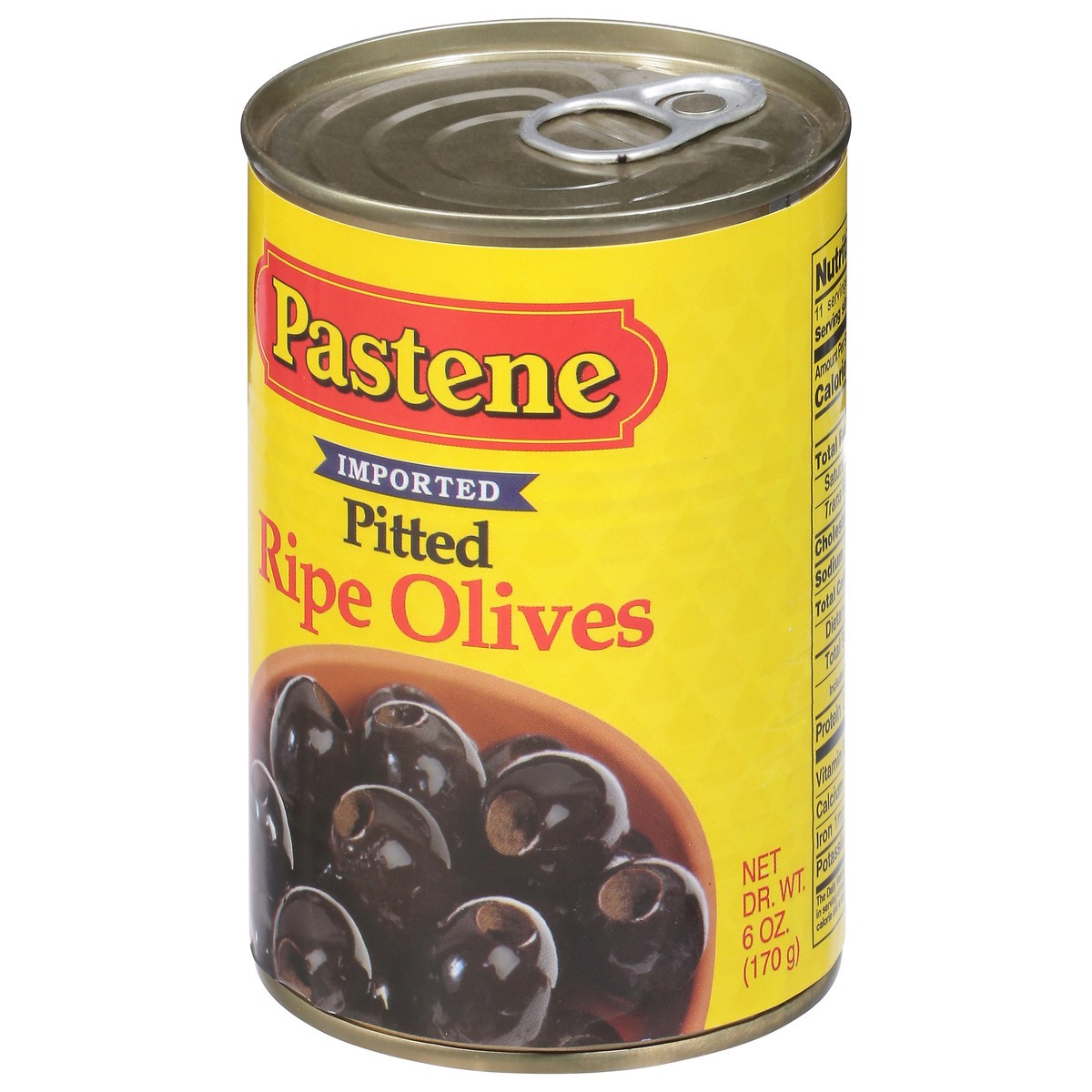 slide 11 of 11, Pastene Imported Pitted Ripe Olives 6 oz, 6 oz