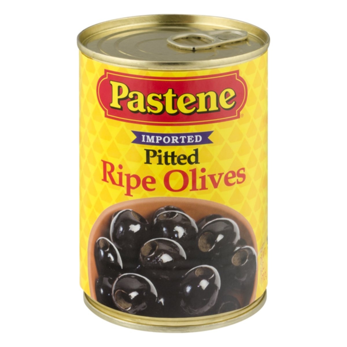 slide 1 of 1, Pastene Whole Ripe Pitted Olives, 6 oz
