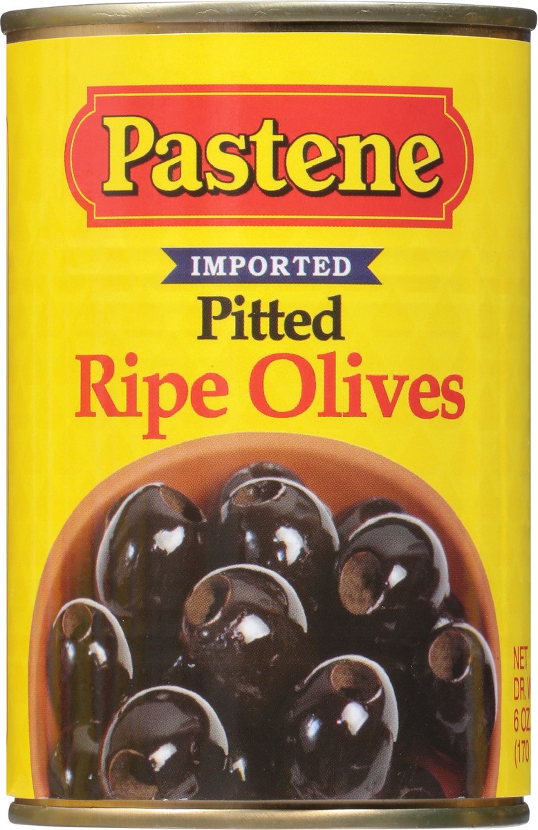 slide 10 of 11, Pastene Imported Pitted Ripe Olives 6 oz, 6 oz