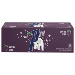 Polar Grape Soda - 12 pk 12 oz