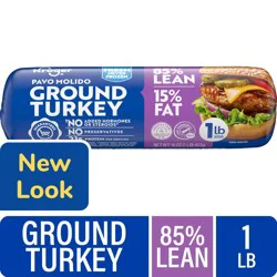 Kroger 85% Lean 15% Fat Ground Turkey