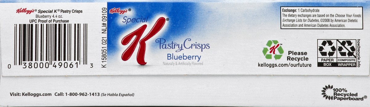 slide 4 of 6, Special K Pastry Crisps 5 ea, 5 ct