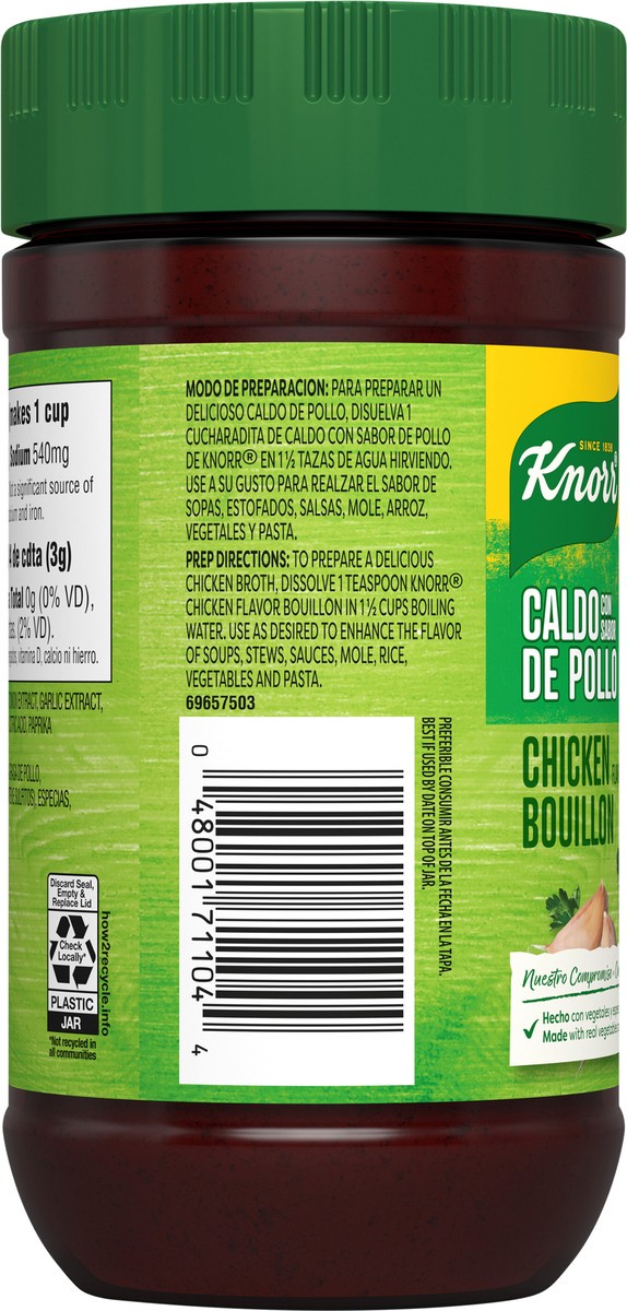 slide 2 of 9, Knorr Chicken Flavor Bouillon Granulated, 7.9 oz, 