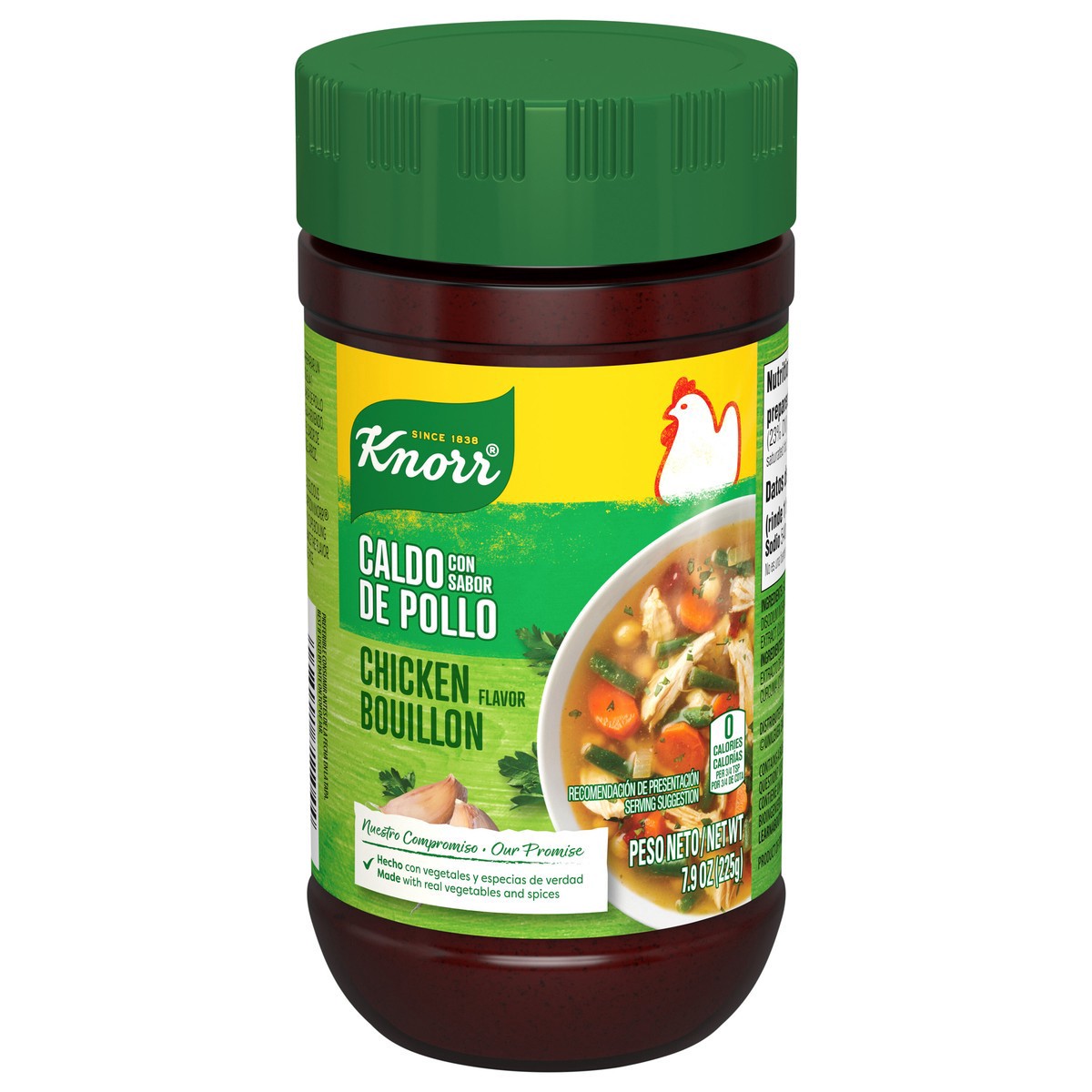 slide 1 of 9, Knorr Chicken Flavor Bouillon Granulated, 7.9 oz, 