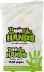 Boogie Hands 3 Packs Antibacterial Hand Wipes 3 ea