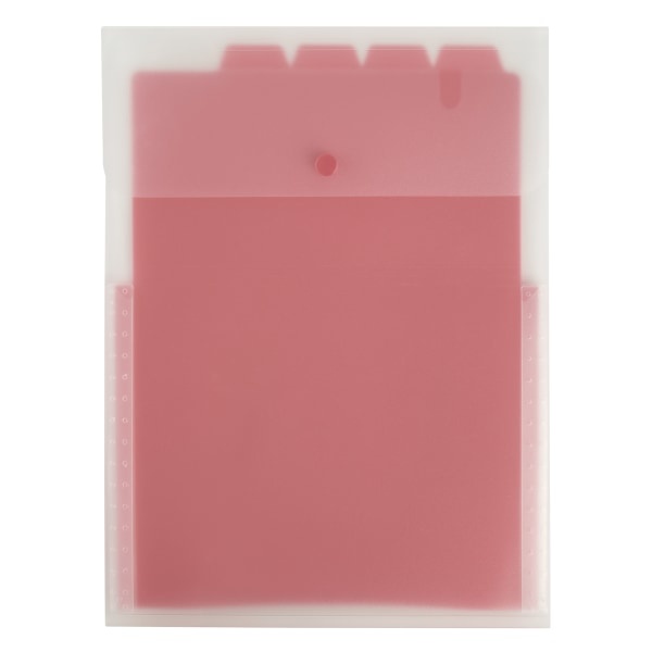 slide 1 of 2, Office Depot Expanding File, 5'' Expansion, 8-1/2'' X 11'', Pink, 1 ct